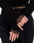 Black Lace Top