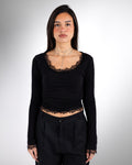 Black Lace Top