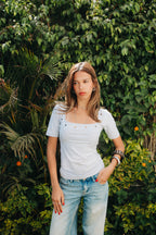 Silver Stud Knit Top