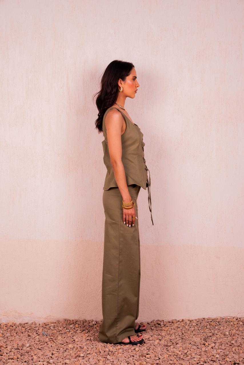 Olive Dust Pants