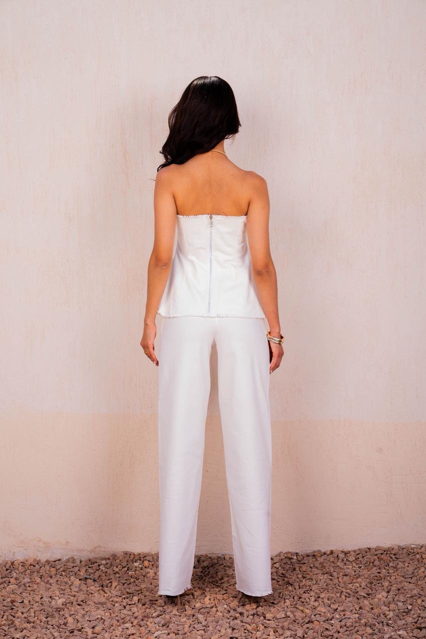 Pearl White Top
